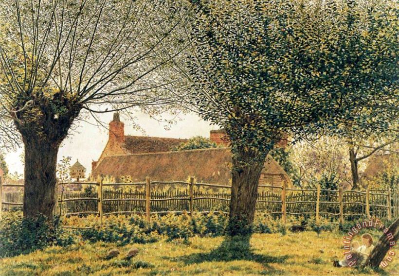 At Binsey, Near Oxford painting - George Price Boyce At Binsey, Near Oxford Art Print