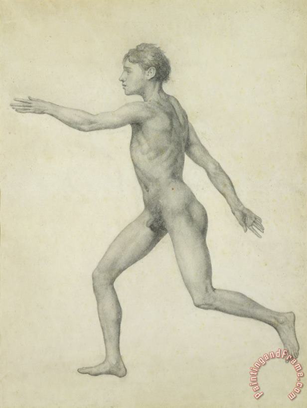 George Stubbs The Entire Human Figure From The Left Lateral View Art Print