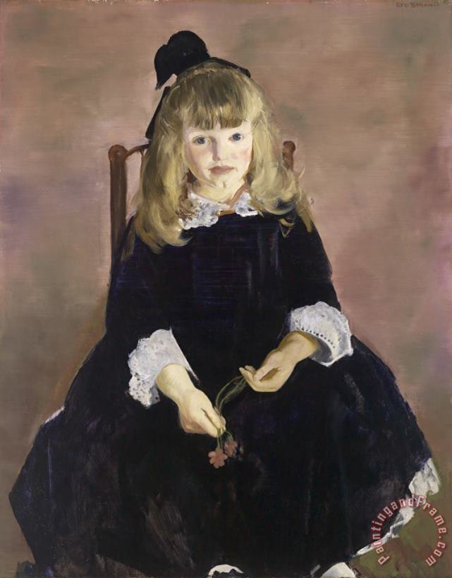 George Wesley Bellows Anne in Black Velvet Art Print
