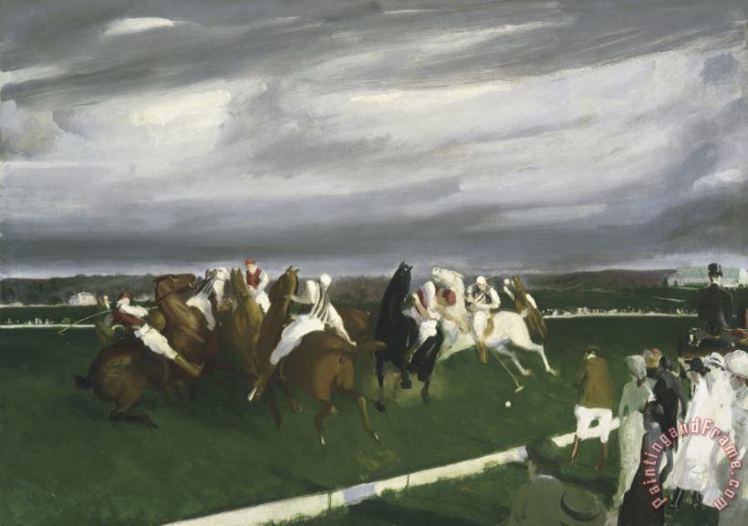 George Wesley Bellows Polo at Lakewood Art Painting