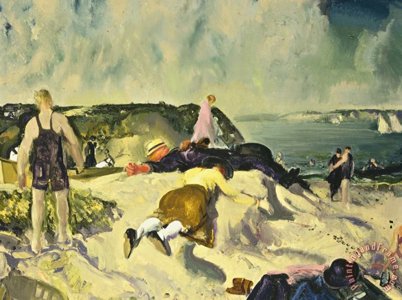 George Wesley Bellows The Beach Newport Art Print