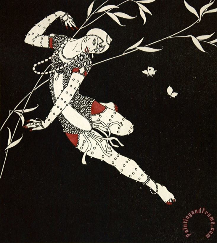 Georges Barbier L Oiseau De Feu From The Series Designs on The Dances of Vaslav Nijinsky Art Print