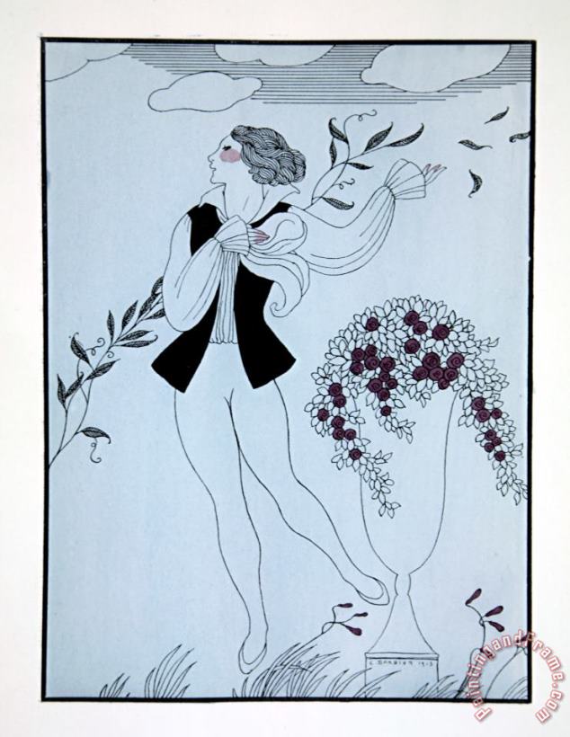 Les Sylphides painting - Georges Barbier Les Sylphides Art Print