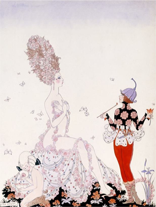 Georges Barbier Mother Nature Art Painting