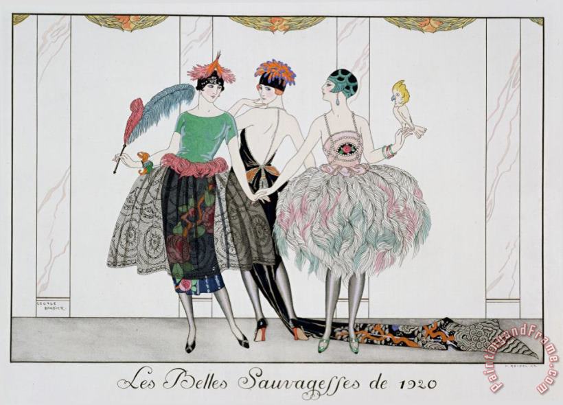 Georges Barbier The Beautiful Savages Art Print