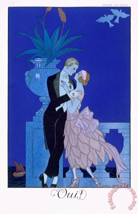 Georges Barbier Yes Art Painting