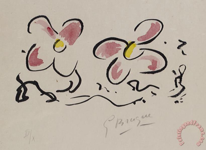 Georges Braque Si Je Mourais La Bas Art Print