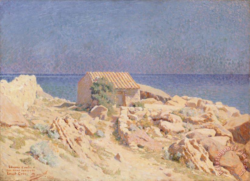 Roussillon Landscape painting - Georges Daniel de Monfreid Roussillon Landscape Art Print