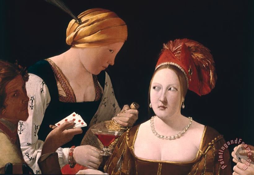 The Cheat with the Ace of Diamonds painting - Georges de la Tour The Cheat with the Ace of Diamonds Art Print