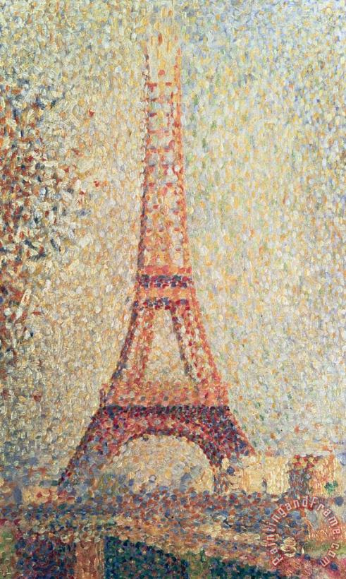 Georges Pierre Seurat The Eiffel Tower Art Print