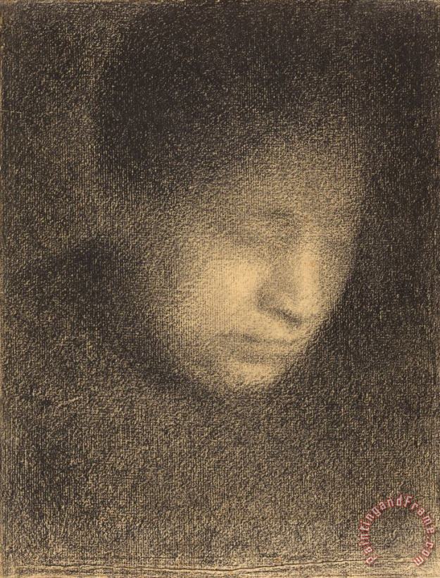 Georges Seurat Madame Seurat, The Artist's Mother Art Painting