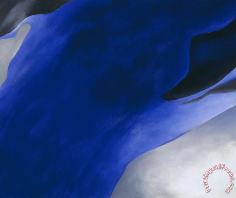 Georgia O'keeffe Blue A, 1959 Art Print