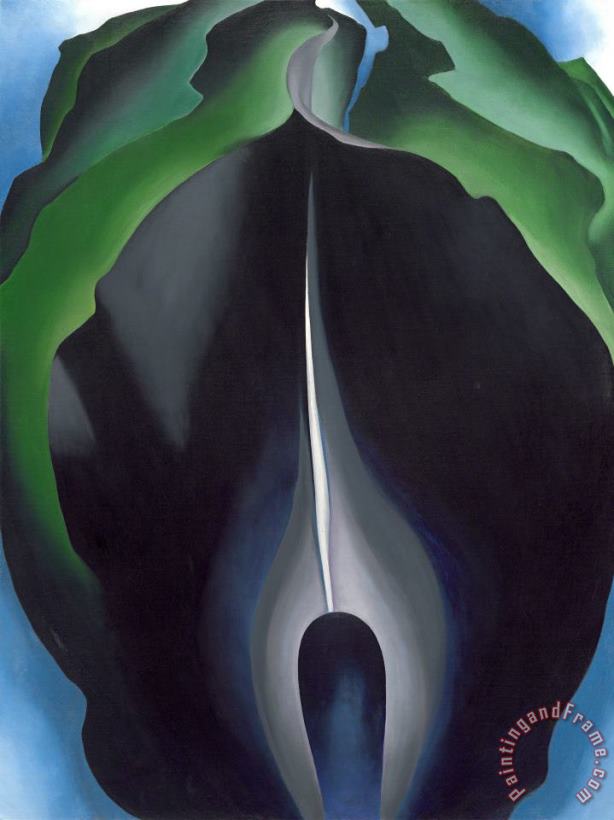 Georgia O'keeffe Jack in The Pulpit No Iv Art Print