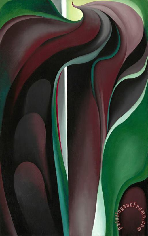 Georgia O'keeffe Jack in The Pulpit V Art Print