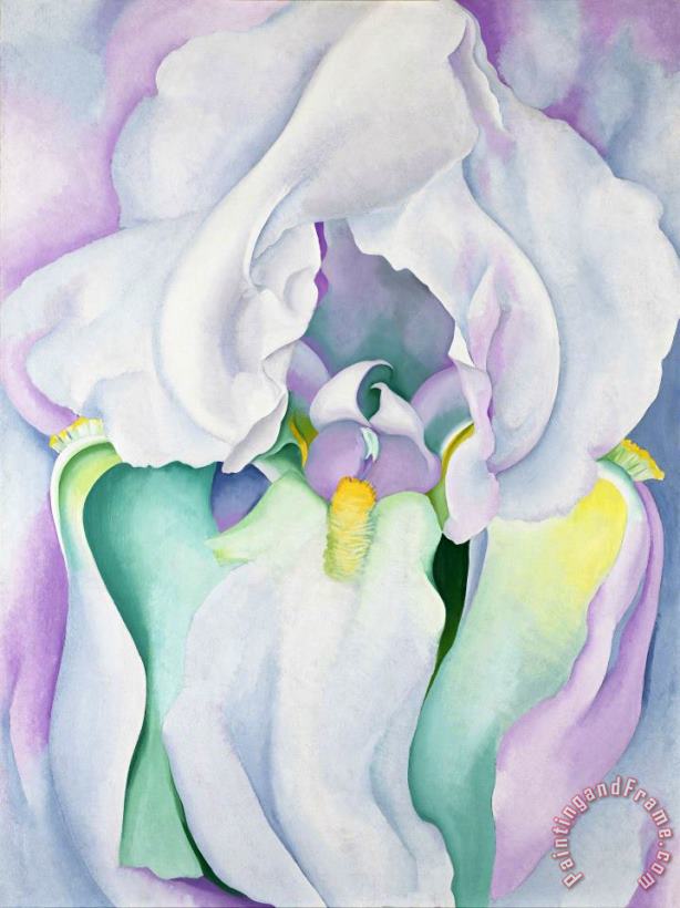 Georgia O'keeffe Light of Iris Art Print