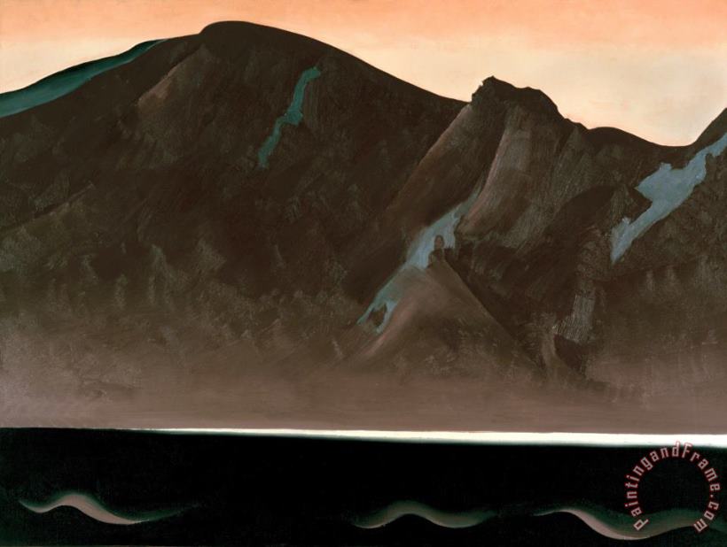 Georgia O'keeffe Mountain at Bear Lake Taos, 1930 Art Painting