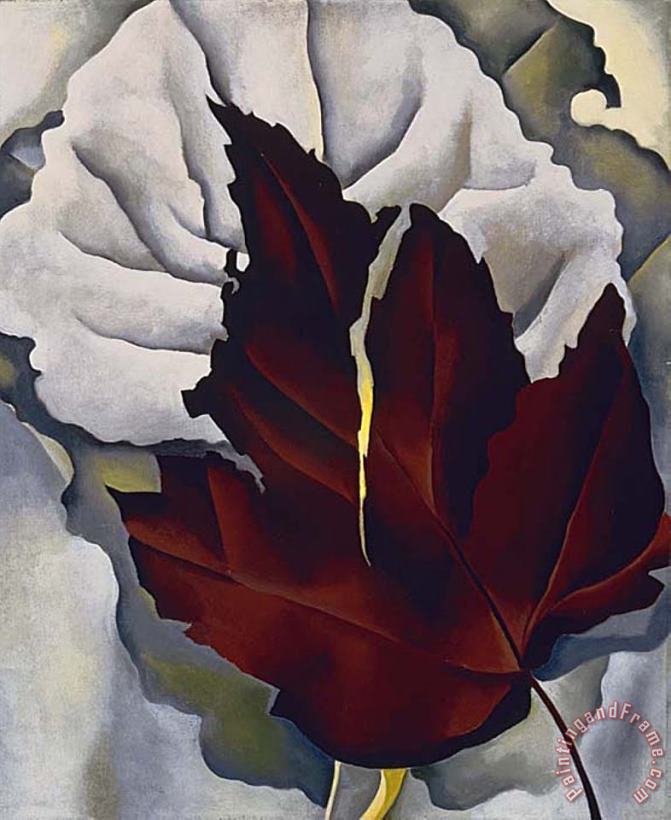Georgia O'keeffe Pattern of Leaves Art Painting