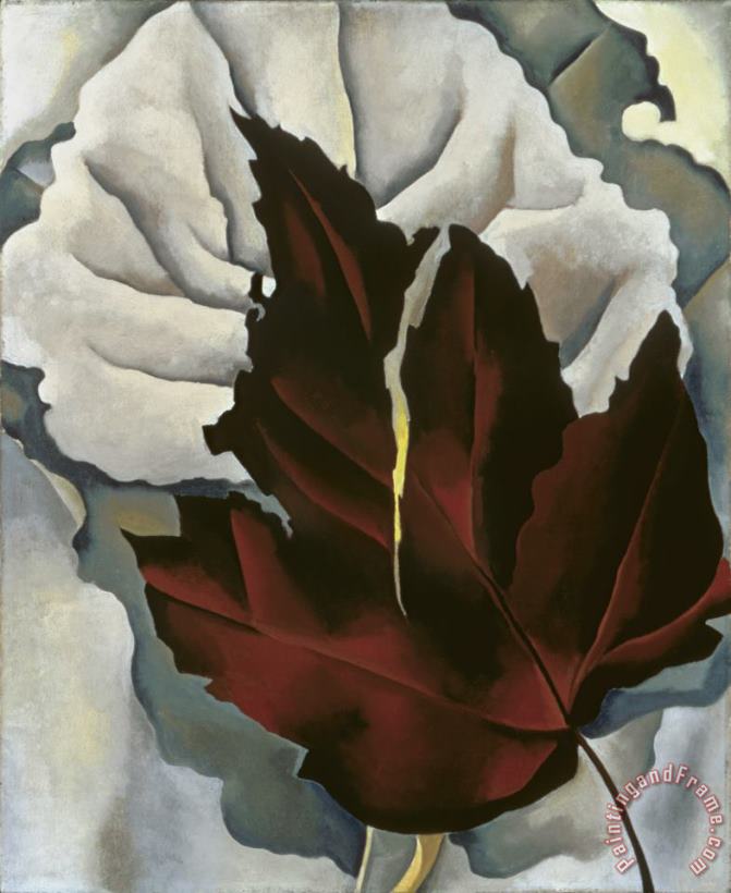 Georgia O'Keeffe Pattern of Leaves Art Painting