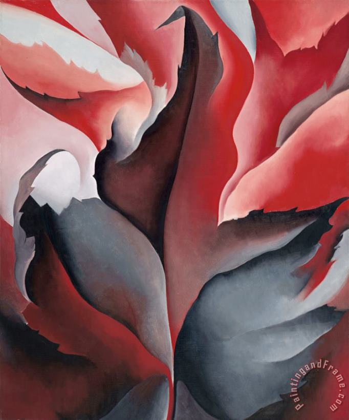 Georgia O'keeffe The Red Maple at Lake George, 1926 Art Painting