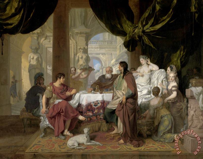 Cleopatra's Banquet painting - Gerard de Lairesse Cleopatra's Banquet Art Print
