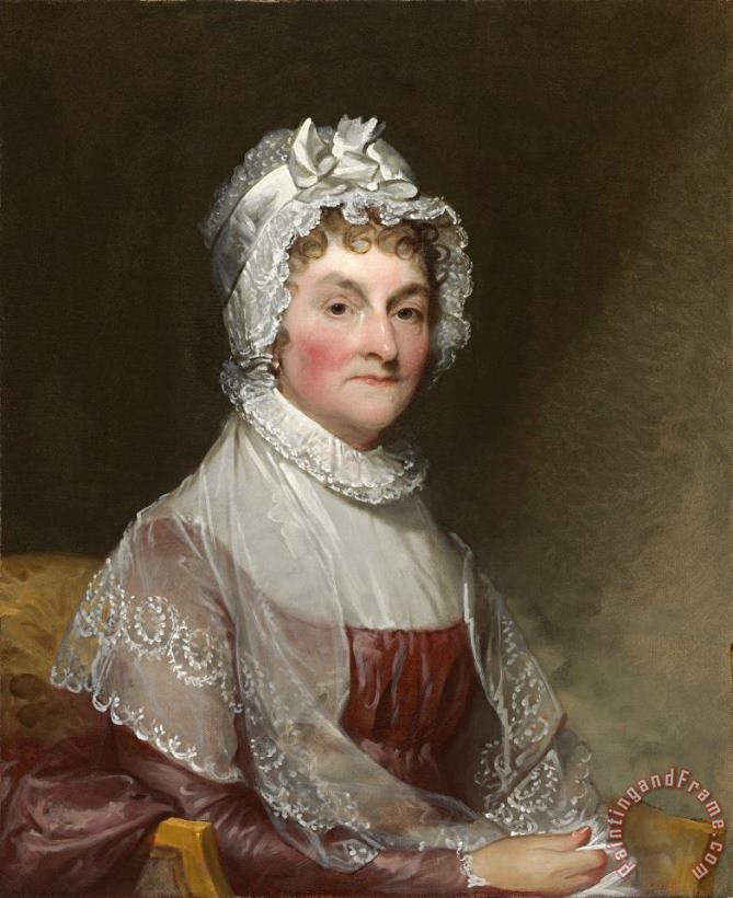 Gilbert Stuart Abigail Smith Adams (mrs. John Adams) Art Painting