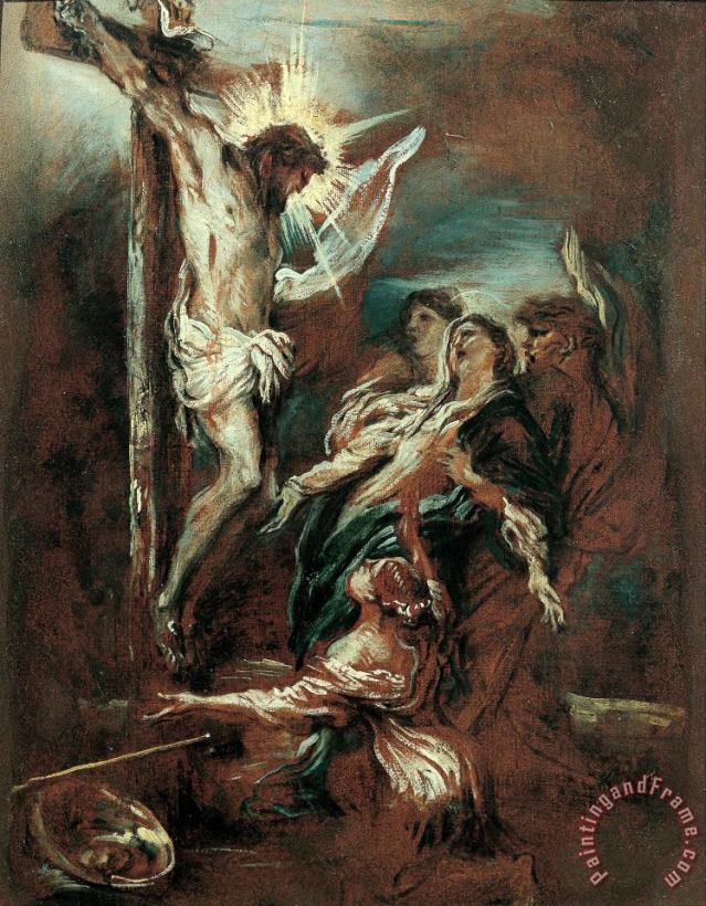 Giovanni Benedetto Castiglione  Crucifixion Art Print