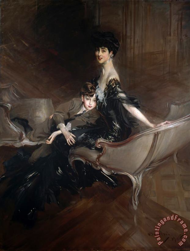 Consuelo Vanderbilt painting - Giovanni Boldini Consuelo Vanderbilt Art Print