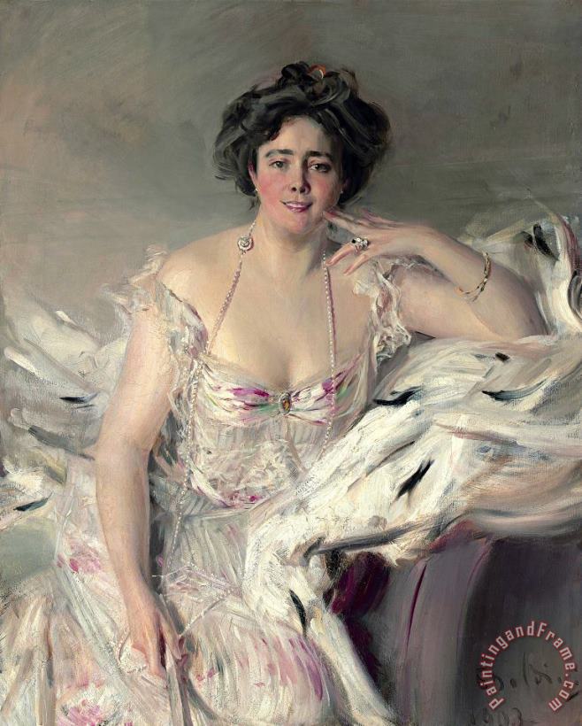 Giovanni Boldini Lady Nanne Schrader Art Painting