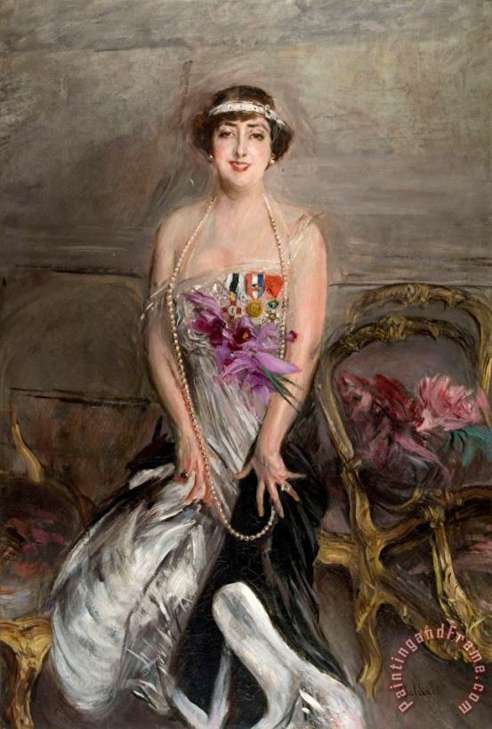 Giovanni Boldini Madame Michelham Art Painting