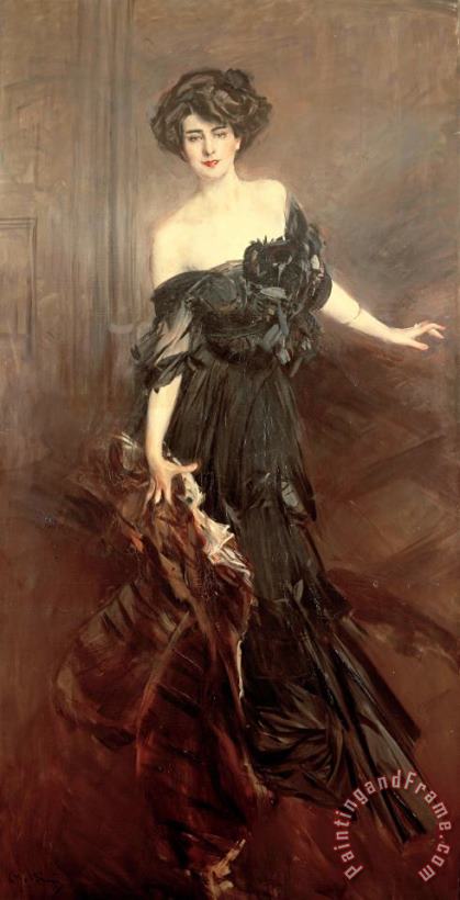 Giovanni Boldini Mademoiselle De Nemidoff Art Painting