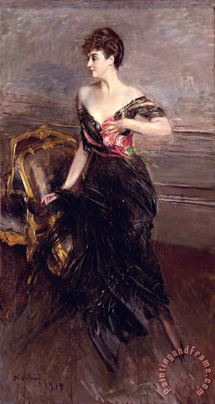 Giovanni Boldini Princess Cecile Murat Ney D'elchingen Art Painting