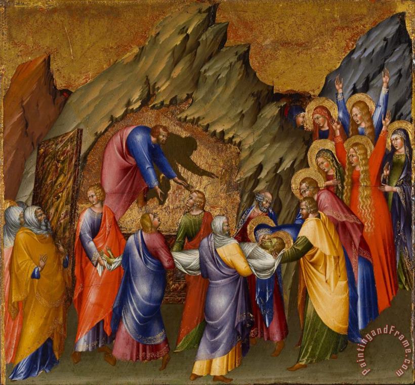 Giovanni di Paolo The Entombment Art Print