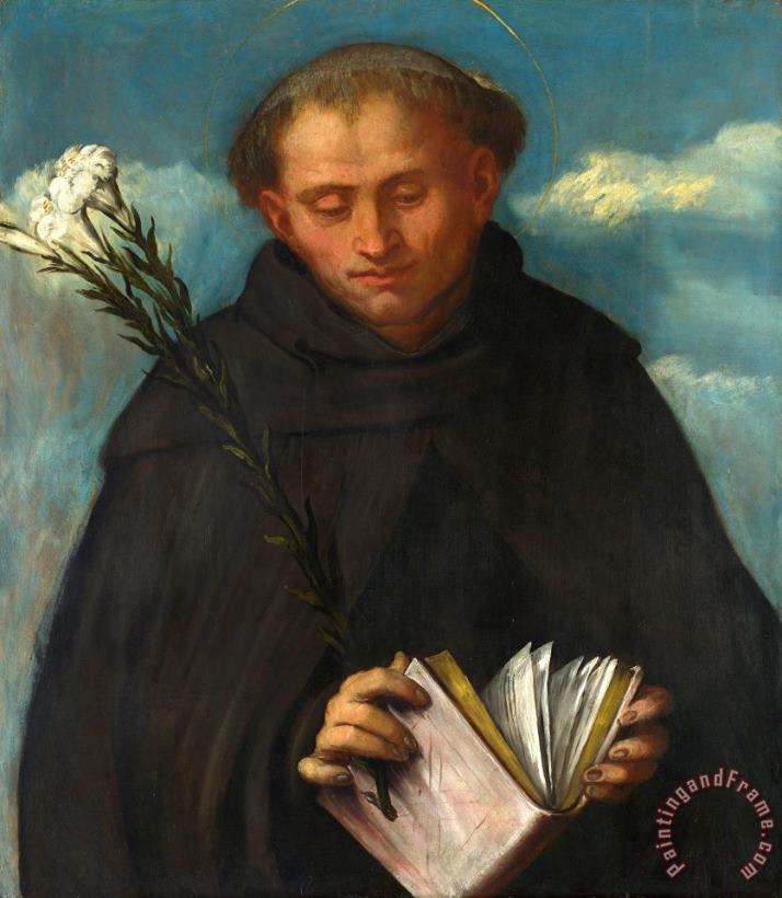 Saint Filippo Benizzi painting - Girolamo Romanino Saint Filippo Benizzi Art Print