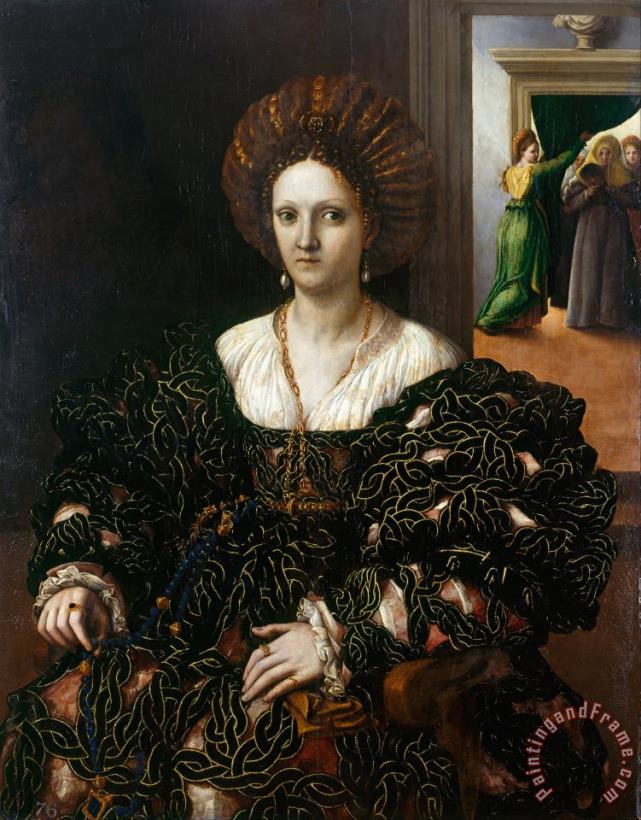 Giulio Romano Margherita Paleologo (1510 66) Art Print