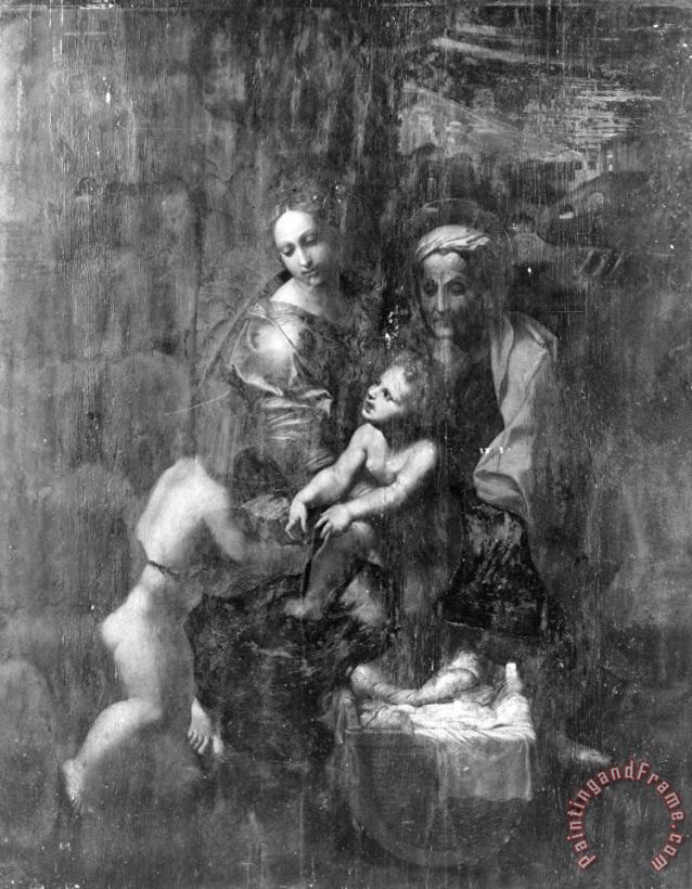 Giulio RomanoRaphael Madonna And Child with Saints Elizabeth And John Art Painting
