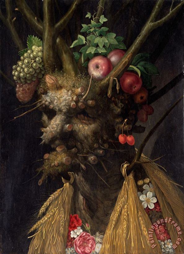 Giuseppe Arcimboldo Four Seasons in One Head Art Print