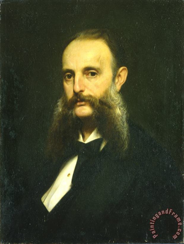 Giuseppe Bertini Portrait of Gian Giacomo Poldi Pezzoli Art Print
