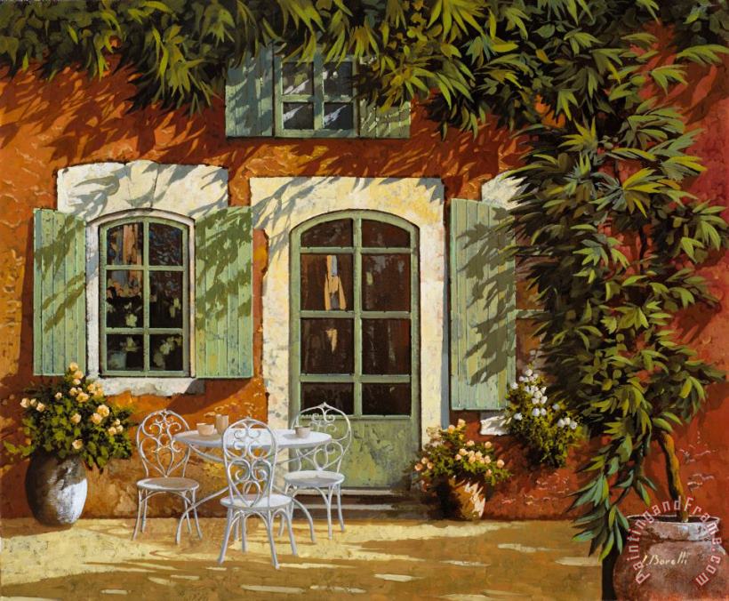Collection 7 Al Fresco In Cortile Art Painting