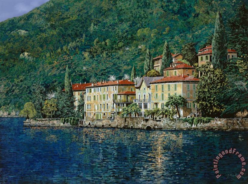 Bellano on Lake Como painting - Collection 7 Bellano on Lake Como Art Print