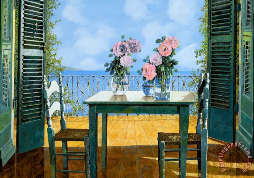 Collection 7 Le Rose E Il Balcone Art Painting