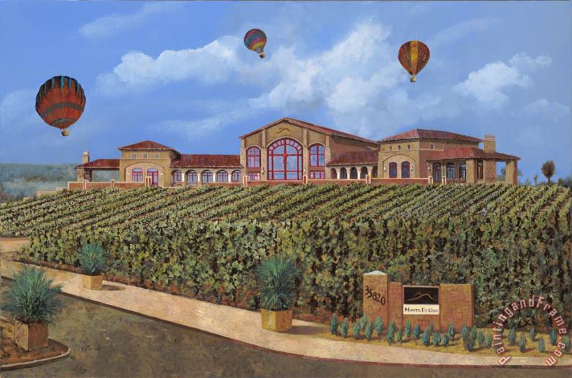Monte de Oro and the air balloons painting - Collection 7 Monte de Oro and the air balloons Art Print
