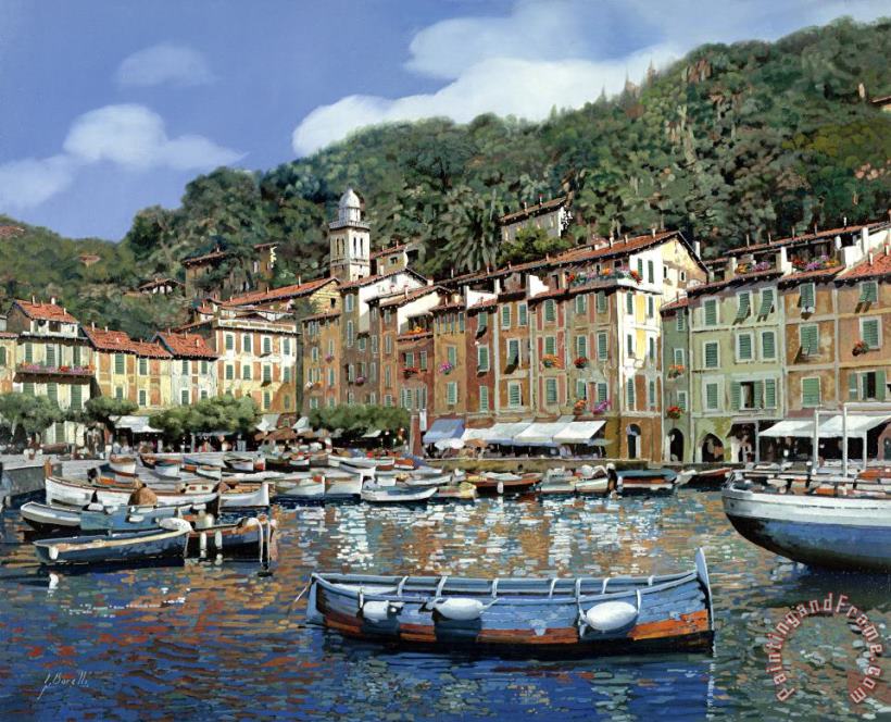 Portofino painting - Collection 7 Portofino Art Print Portofino painting - Collection 7 Portofino Art Print