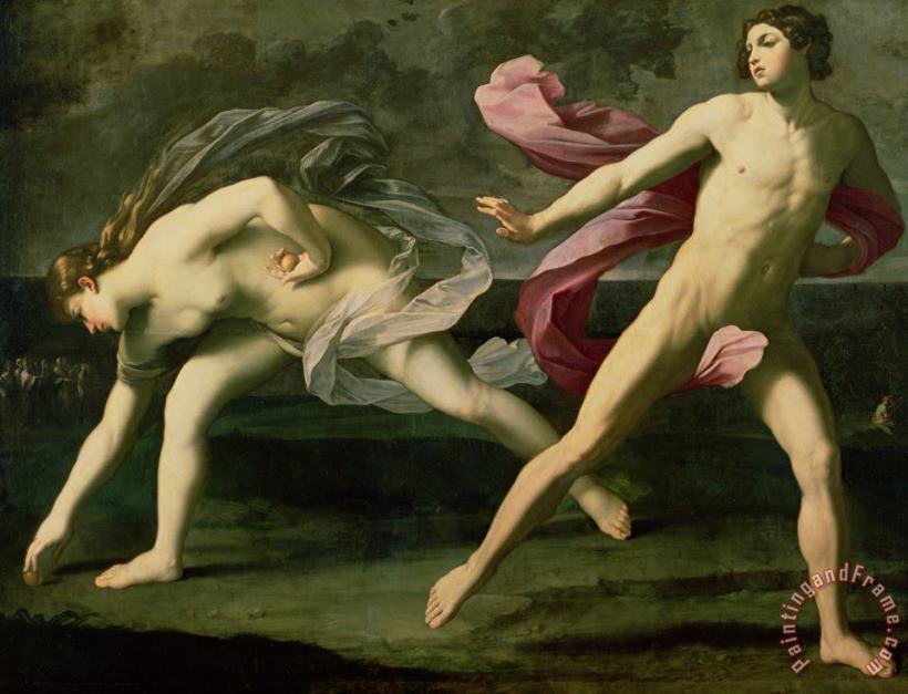 Guido Reni Atalanta and Hippomenes Art Painting