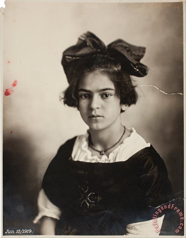 Guillermo Kahlo Frida Kahlo, June 15, 1919 Art Print