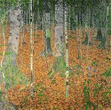 The Birch Wood by Gustav Klimt