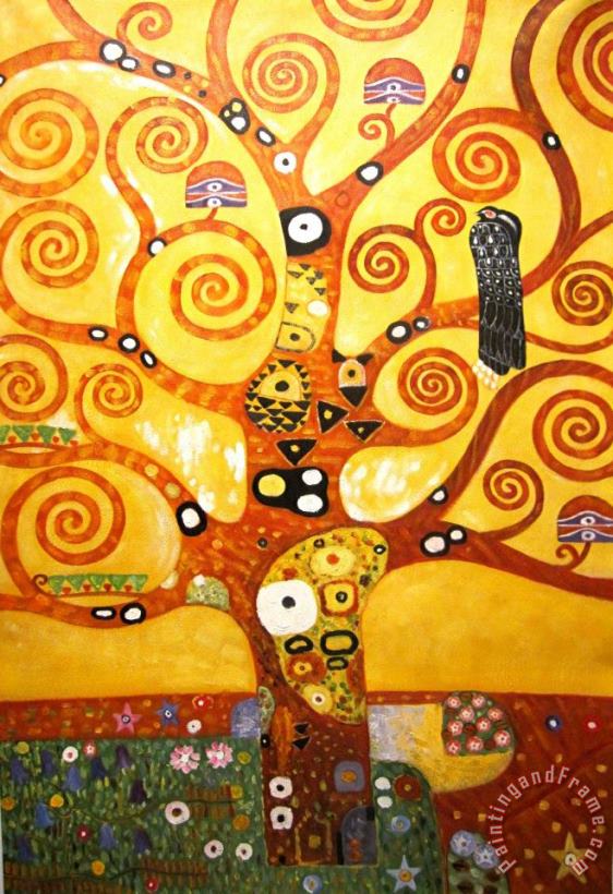 Gustav Klimt Tree of Life Art Painting