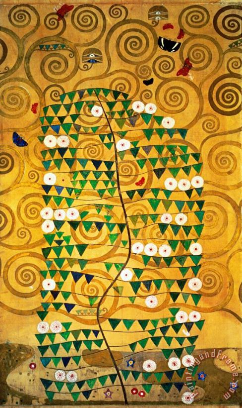 Gustav Klimt Tree of Life Stoclet Frieze Art Print
