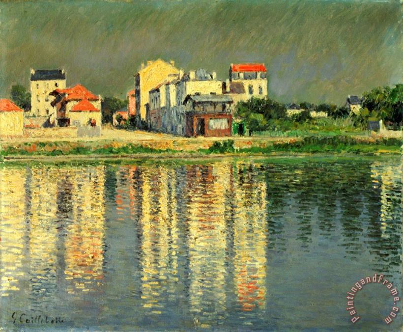 Gustave Caillebotte Banks of the Seine at Argenteuil Art Print
