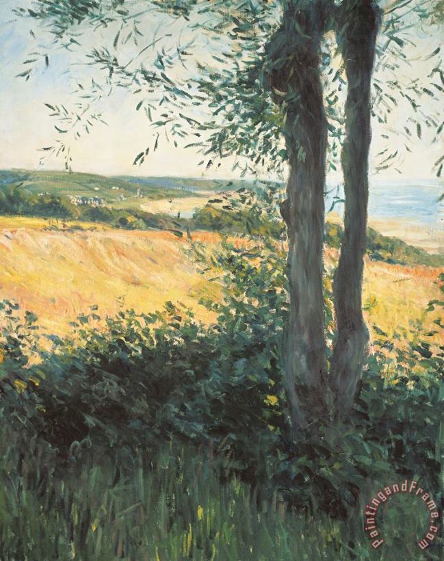 Gustave Caillebotte By The Sea Normandy Art Print