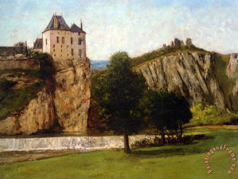 Le Chateau De Thoraise painting - Gustave Courbet Le Chateau De Thoraise Art Print
